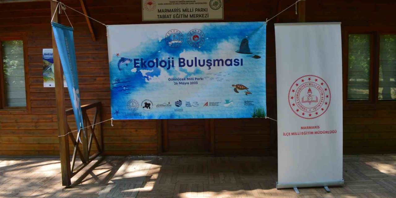 Marmaris’te ekoloji için buluşan öğrenciler doğa içinde çevreyi tanıdı