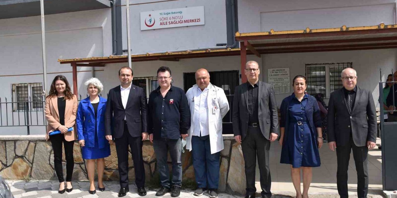 Aydın İl Sağlık Müdürü Şenkul, çalışmaları yerinde incelemeye devam ediyor