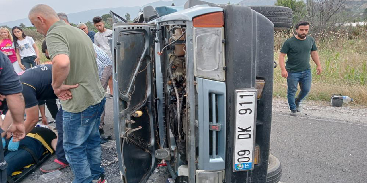 Aydın’da trafik kazası: 2 yaralı