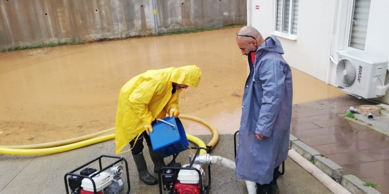 Sultanhisar İlçe Hastanesi’nde su baskını yaşandı