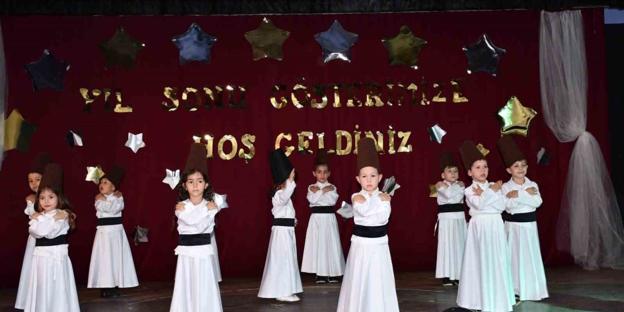 Köşklü miniklerden mezuniyet şöleni