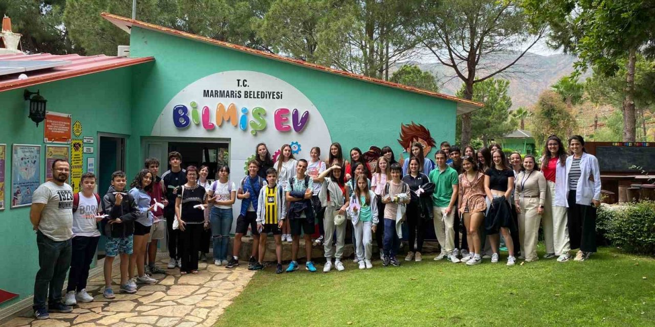 Marmaris Bilim Parkı yabancı öğrencileri ağırladı