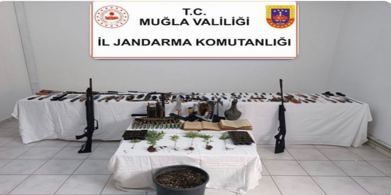 Ortaca’da uyuşturucu ve tarihi eser operasyonu