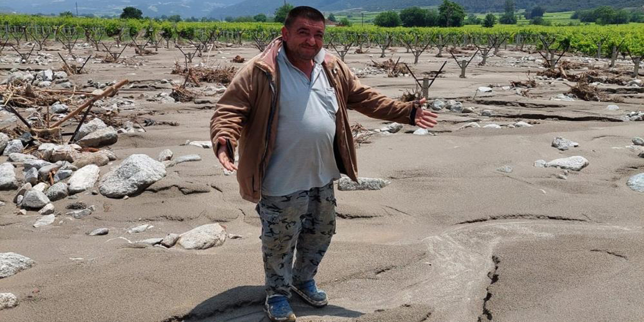 Sel gitti izi kaldı