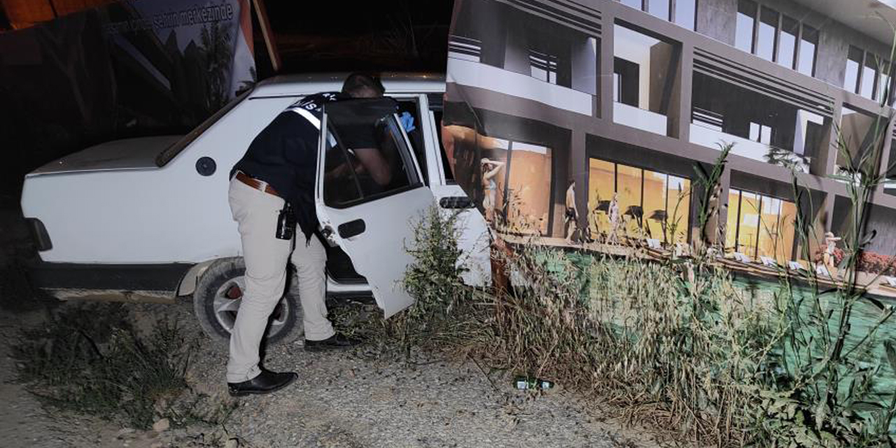 Gaz sızdıran çalıntı otomobil, terk edilmiş halde bulundu