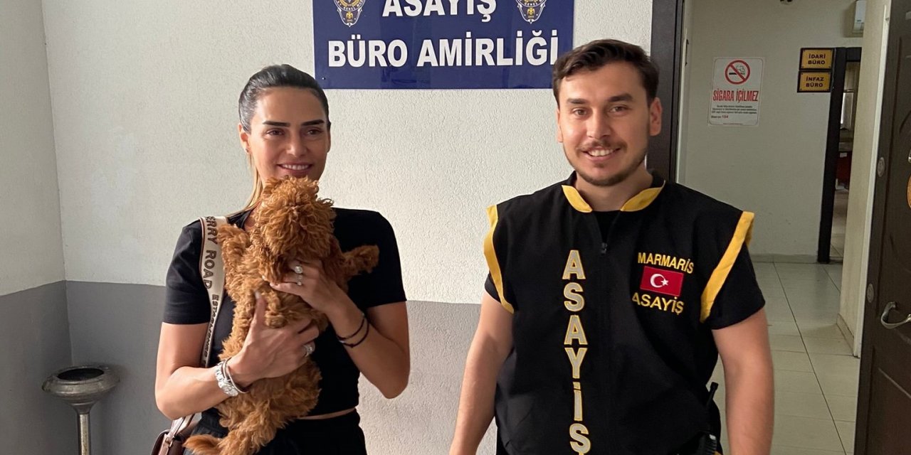 Tatildeki turistin kayıp köpeğini polis buldu