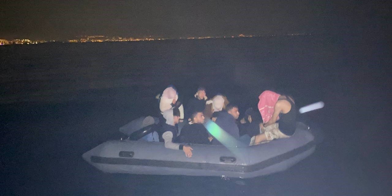 Aydın’da 10 düzensiz göçmen kurtarıldı