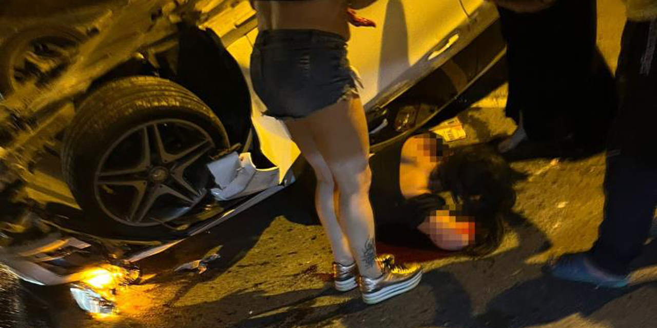 Alkollü sürücünün kullandığı otomobil takla attı: 3 yaralı