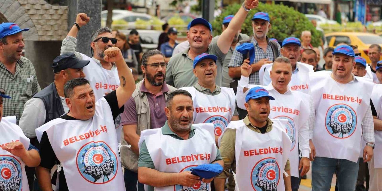 Menderes Belediyesi işçileri grev kararı aldı