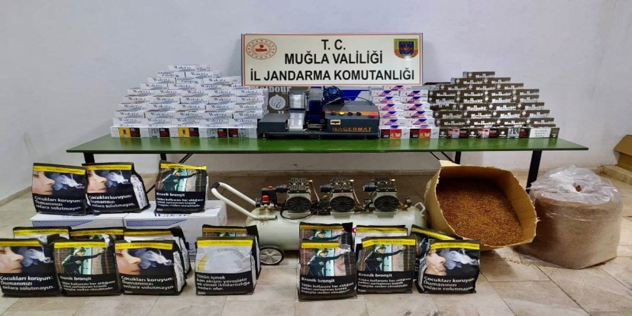 Muğla’da kaçak tütün operasyonu: 1 gözaltı