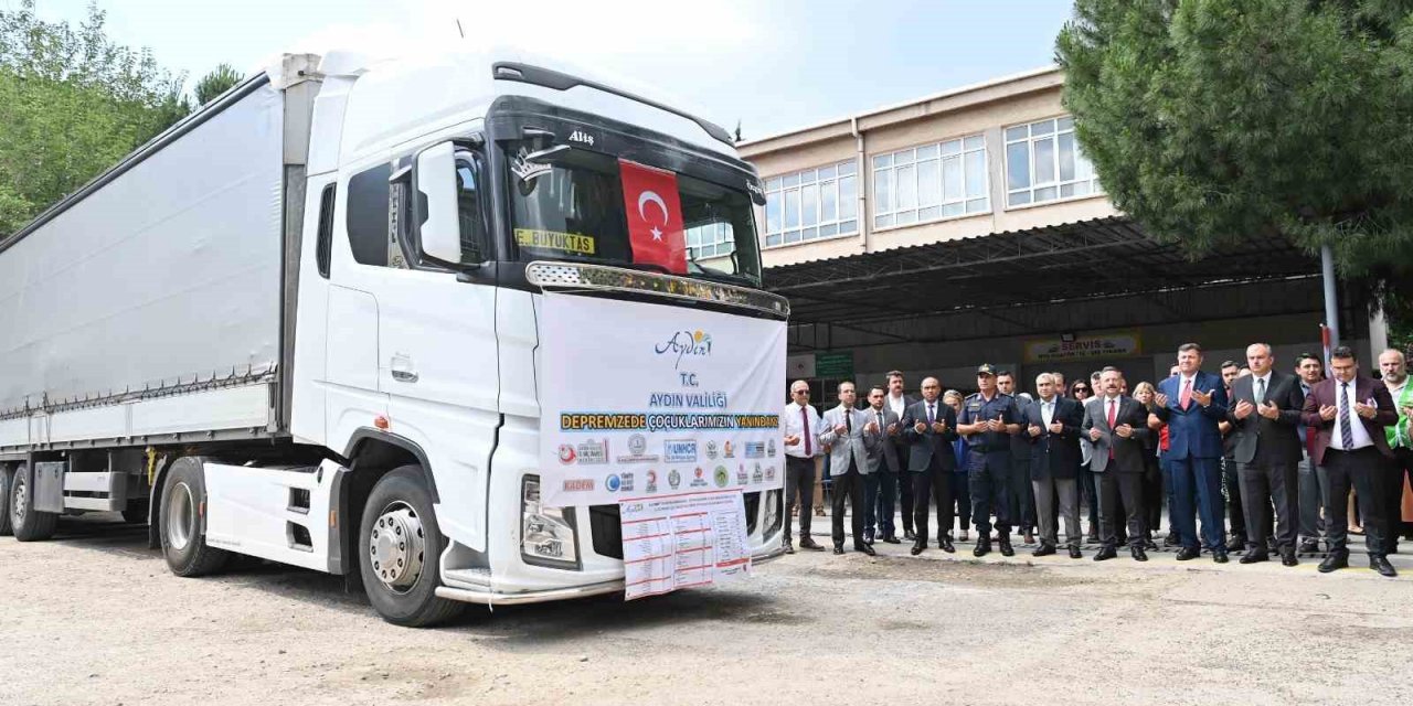 Aydın’dan deprem bölgesine 26 bin oyuncak