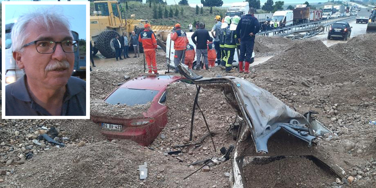 Toprak altında kalan araçtan sağ kurtulan şahıs dehşet anlarını anlattı