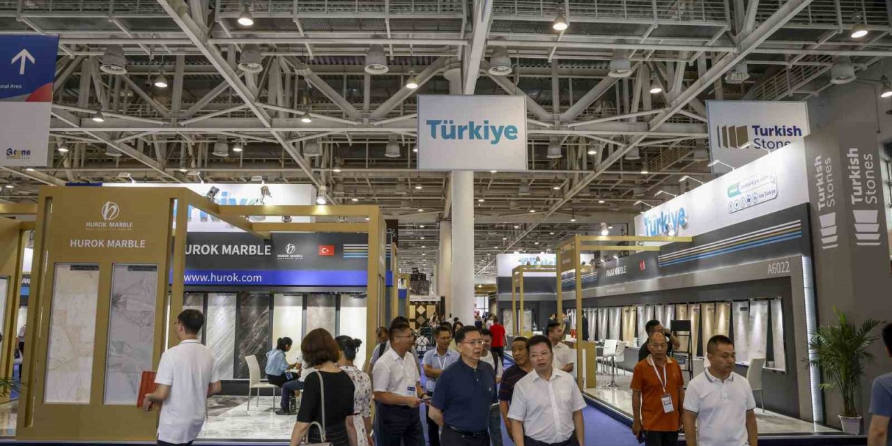 Türk doğal taş ihracatçıları Çin’de hedef büyüttü