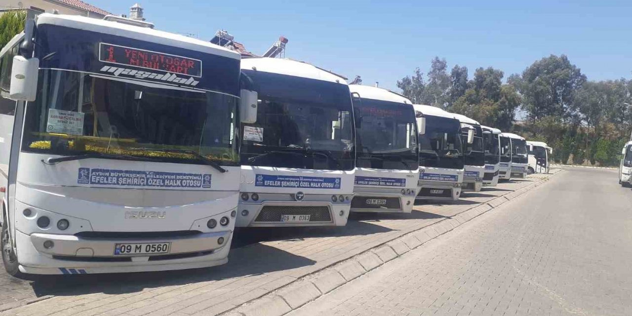 Aydın şehir içi otobüsleri hafta sonu ek sefer yapacak