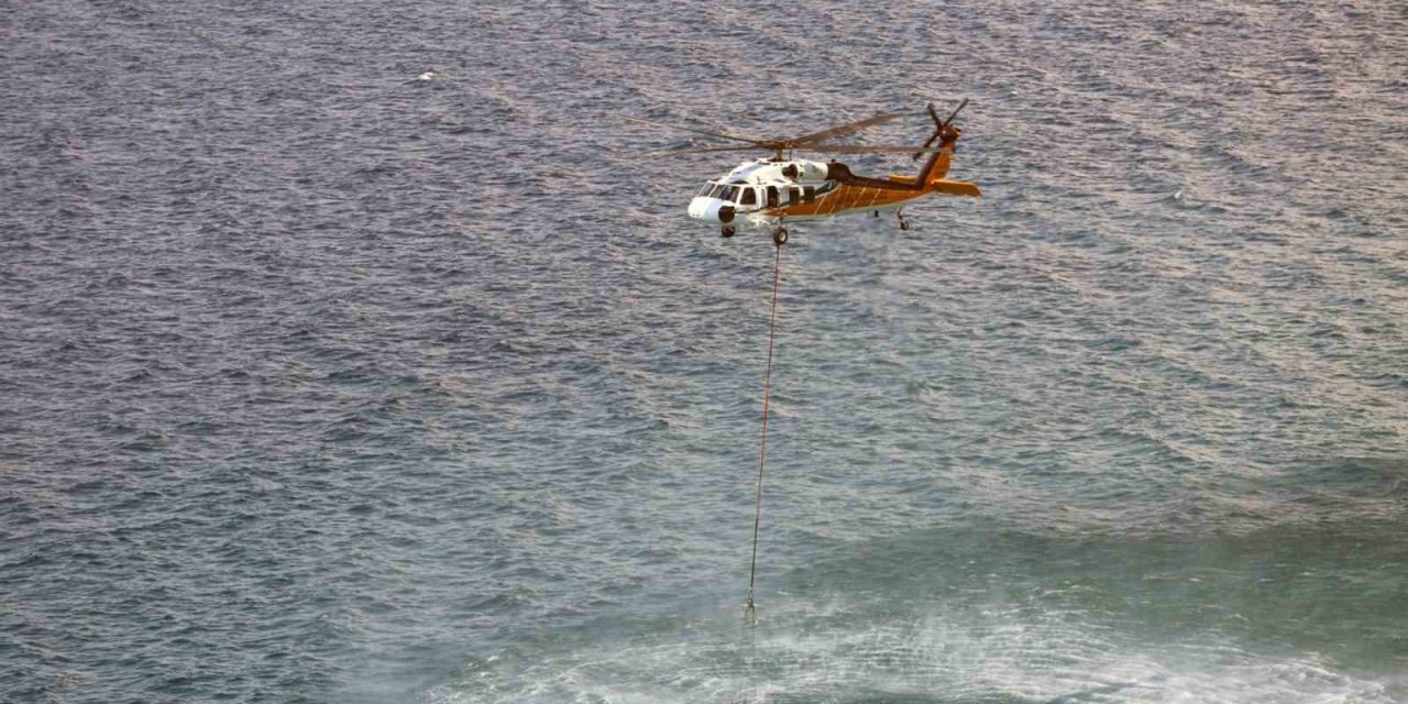 T-70 yangın söndürme helikopteri ‘Nefes’ Muğla’da göreve başladı