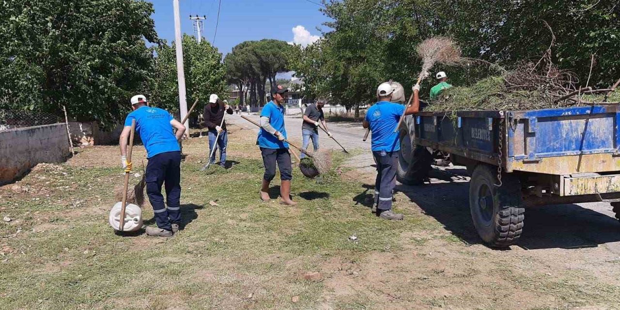 Germencik Belediyesi ekipleri ilçe genelinde çalışmalarını sürdürüyor