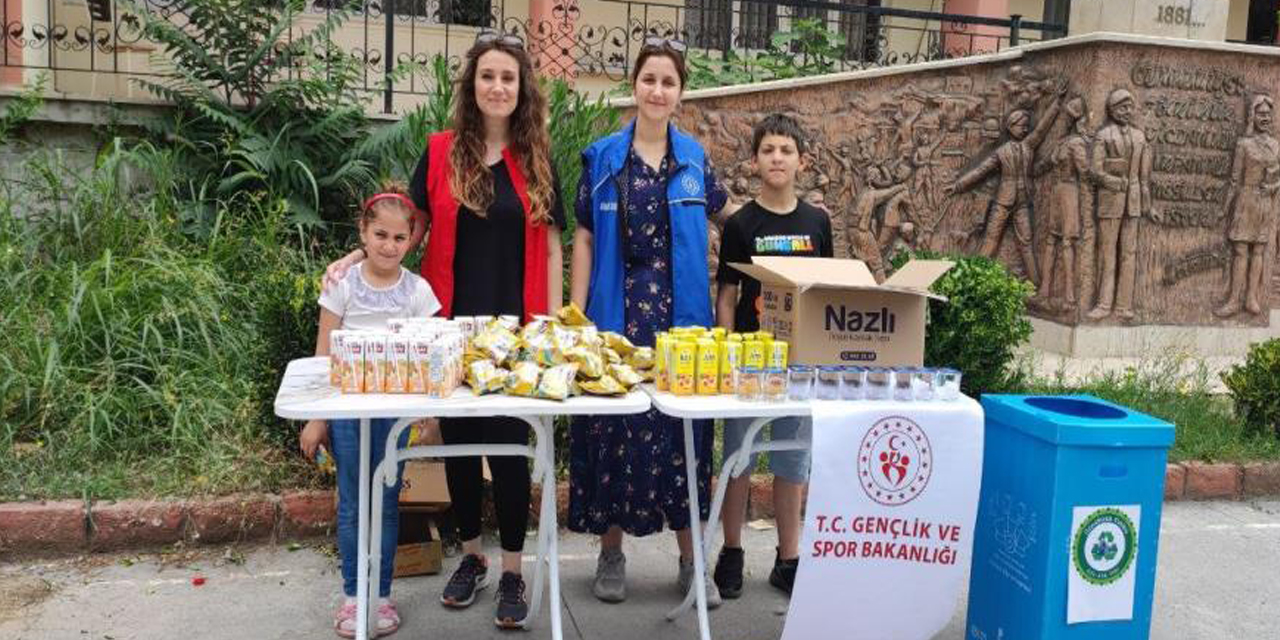 Aydın’da sınav kalemleri ihtiyaç sahibi öğrenciler için toplandı