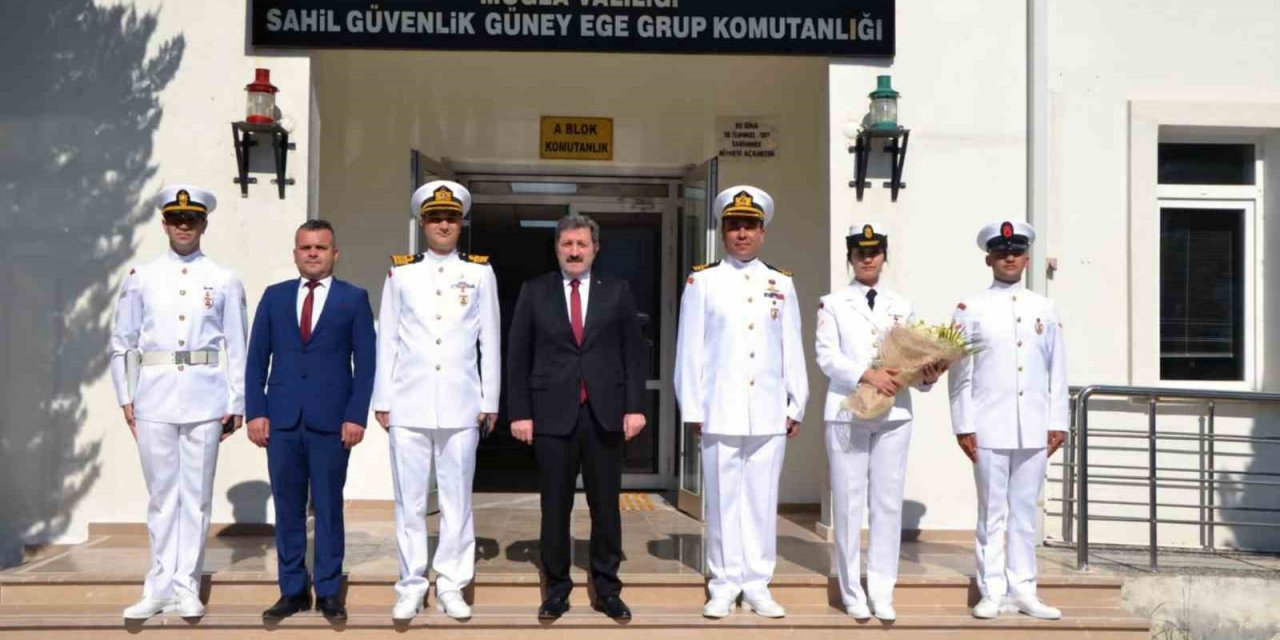 Vali Tavlı’dan Sahil Güvenlik Komutanlığı’na kutlama ziyareti
