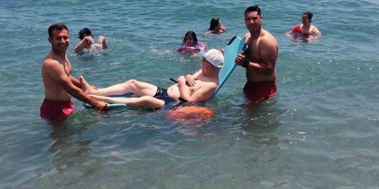 Deniz keyfi engel tanımıyor