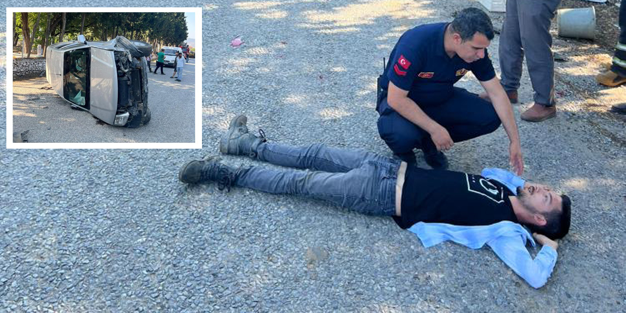 Aydın’da trafik kazası: 1 yaralı