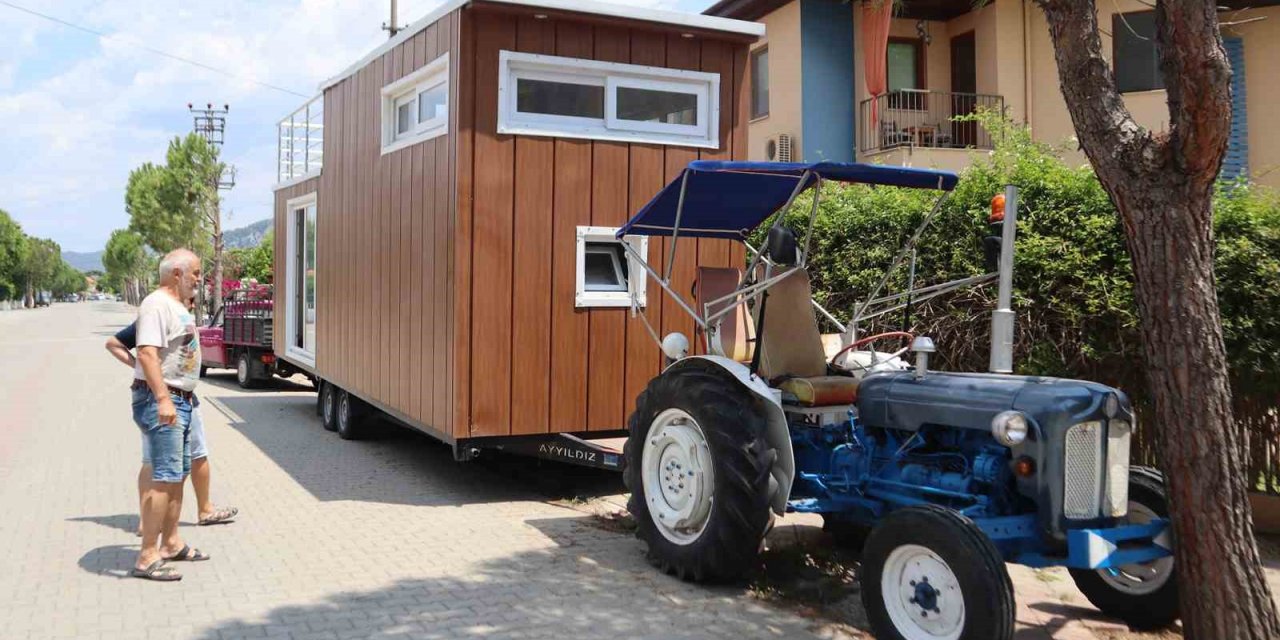 Traktör ile Almanya’ya gidecekler