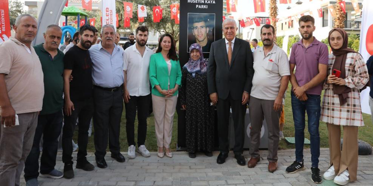 Efeler’de Hüseyin Kaya parkı hizmete açıldı