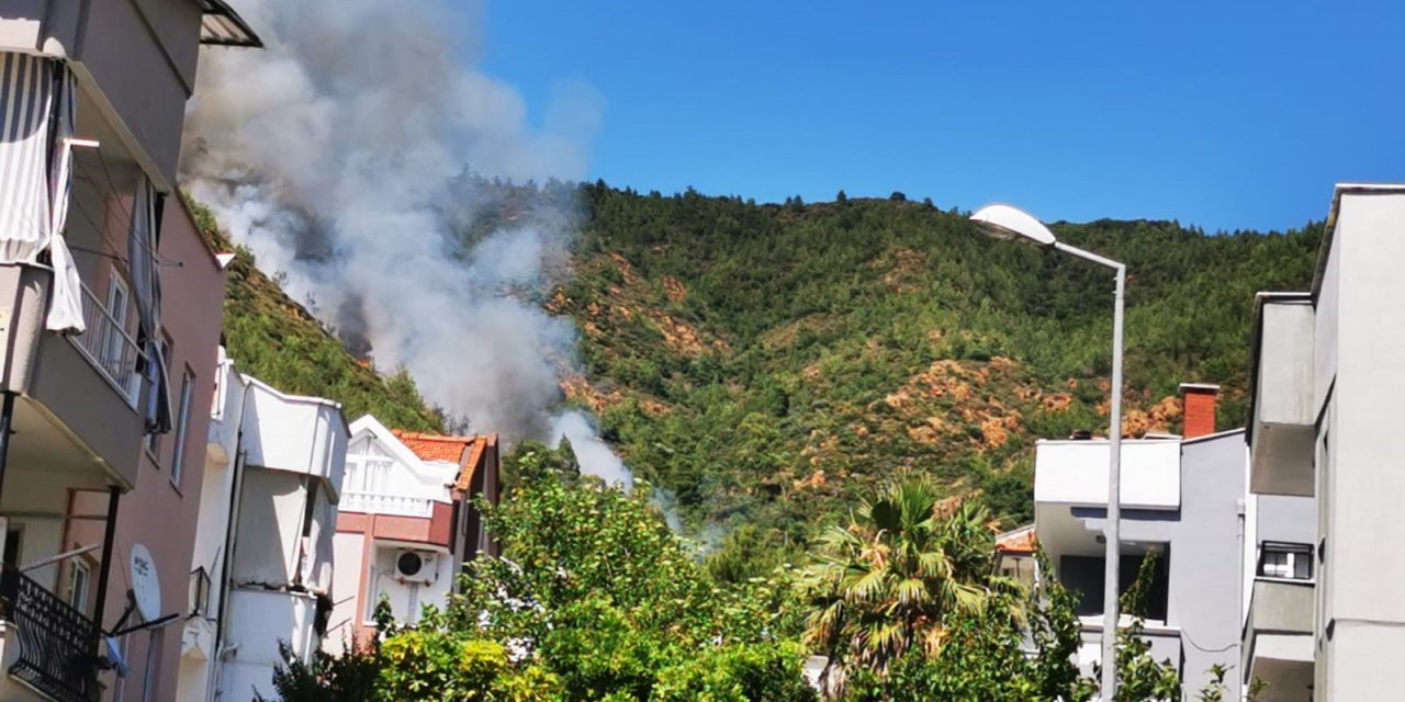 Marmaris’te orman yangını kontrol altına alındı