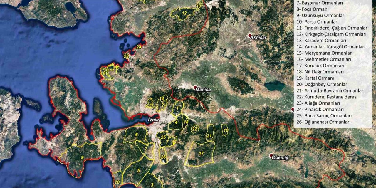 İzmir’de ormanlara giriş yasaklandı