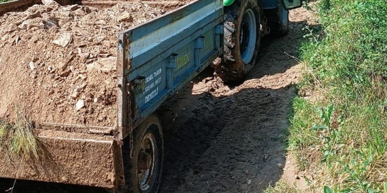 İmece ile yol açtılar