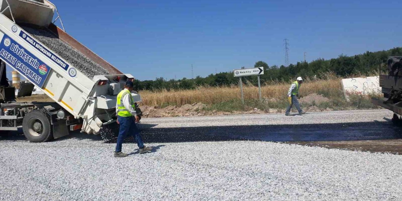 Büyükşehir Yatağan’ın yollarını yenileniyor