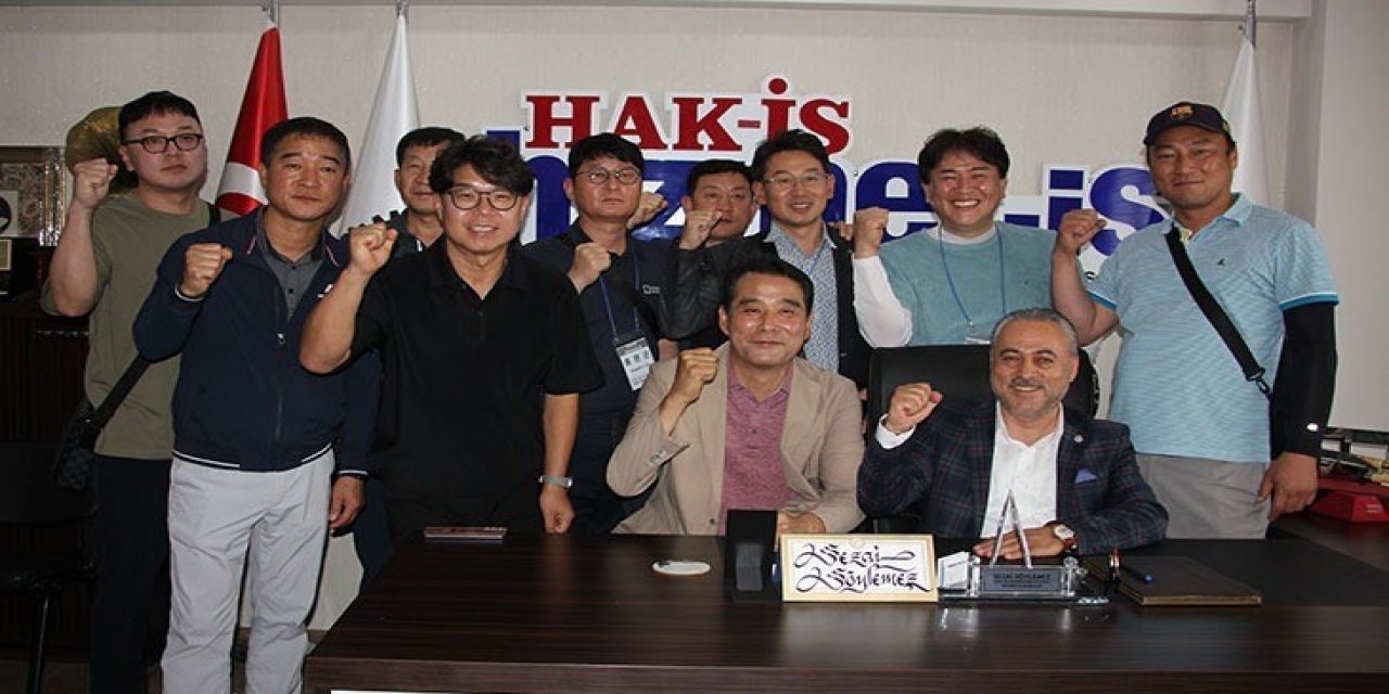 Güney Koreli işçiler Denizli’de ağırlandı