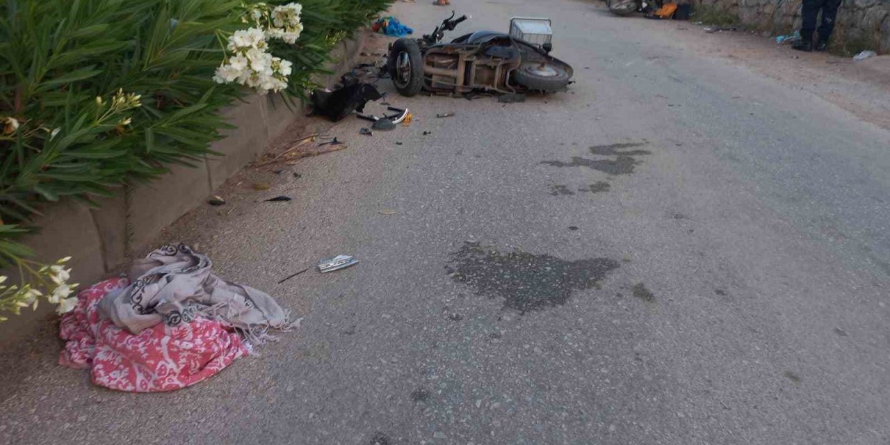 Marmaris’te motor kazası: 1 ölü