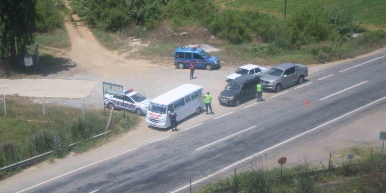 Aydın’da hava destekli trafik denetimi