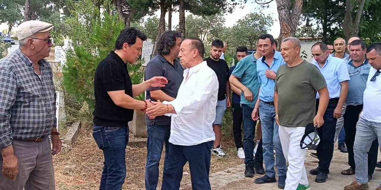 Ali Ağaoğlu arkadaşını acı gününde yalnız bırakmadı