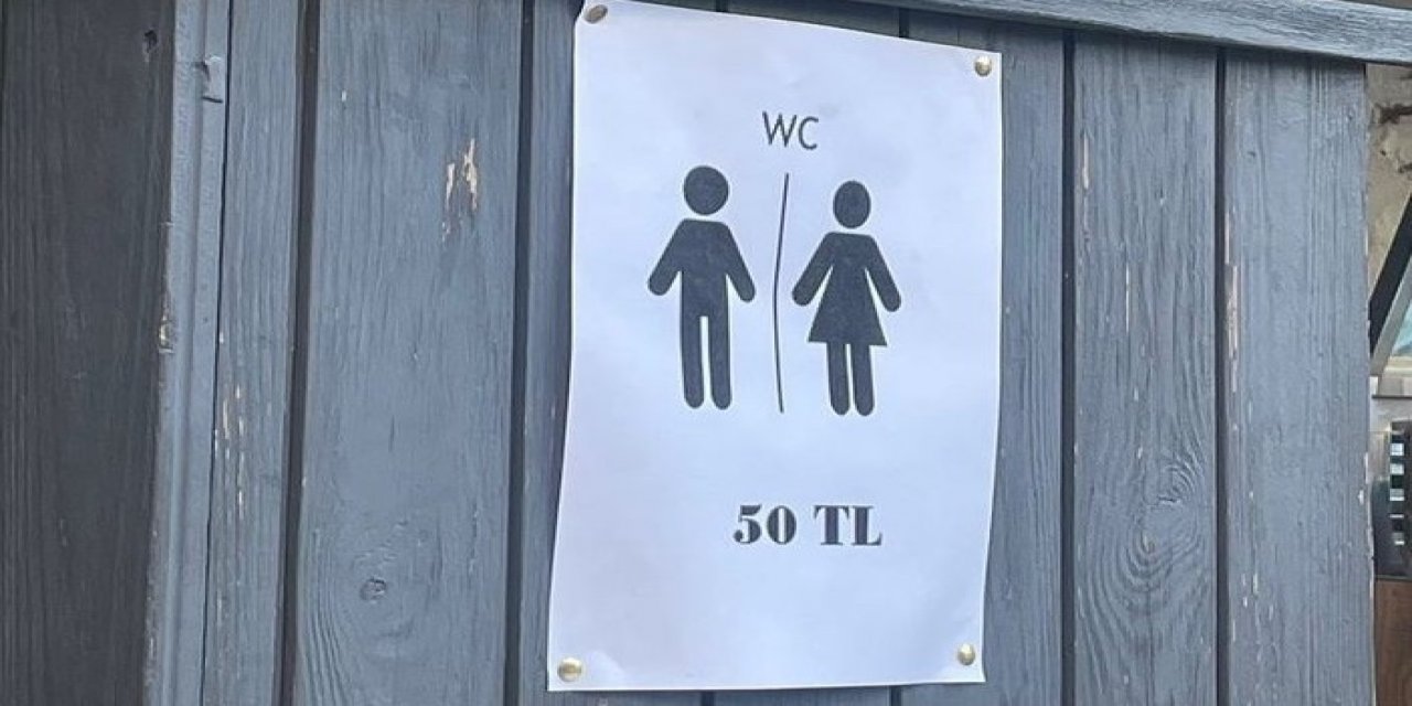 Çeşme’de ’Tuvalet 50 lira’ yazısını asan işletmeci konuştu