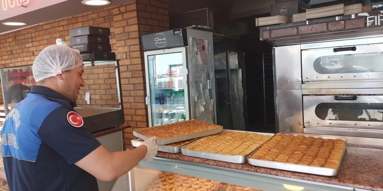 Büyükşehir zabıtadan fırın ve tatlı imalathanelerine denetim