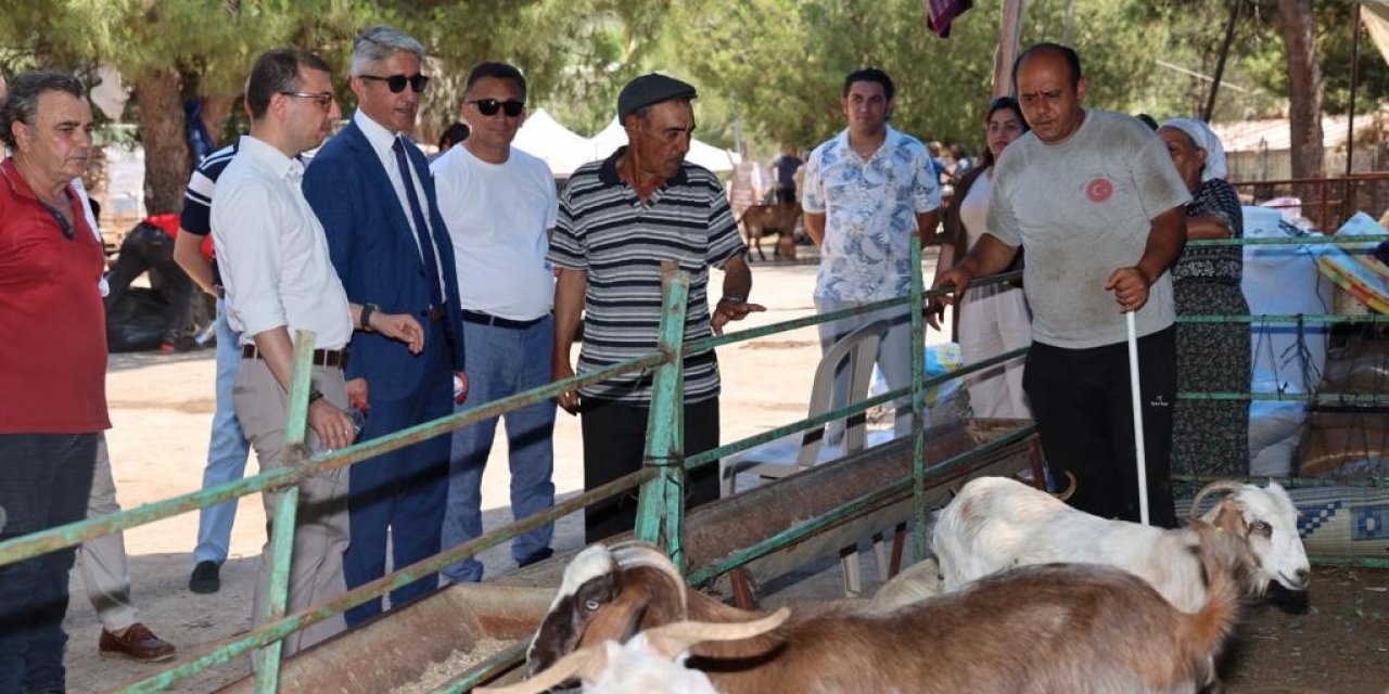 Başkan Oktay, kurban kesim yerlerini ziyaret etti