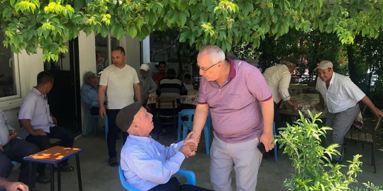 Çameli Belediye Başkanı Cengiz Arslan bayram buluşmalarını sürdürüyor