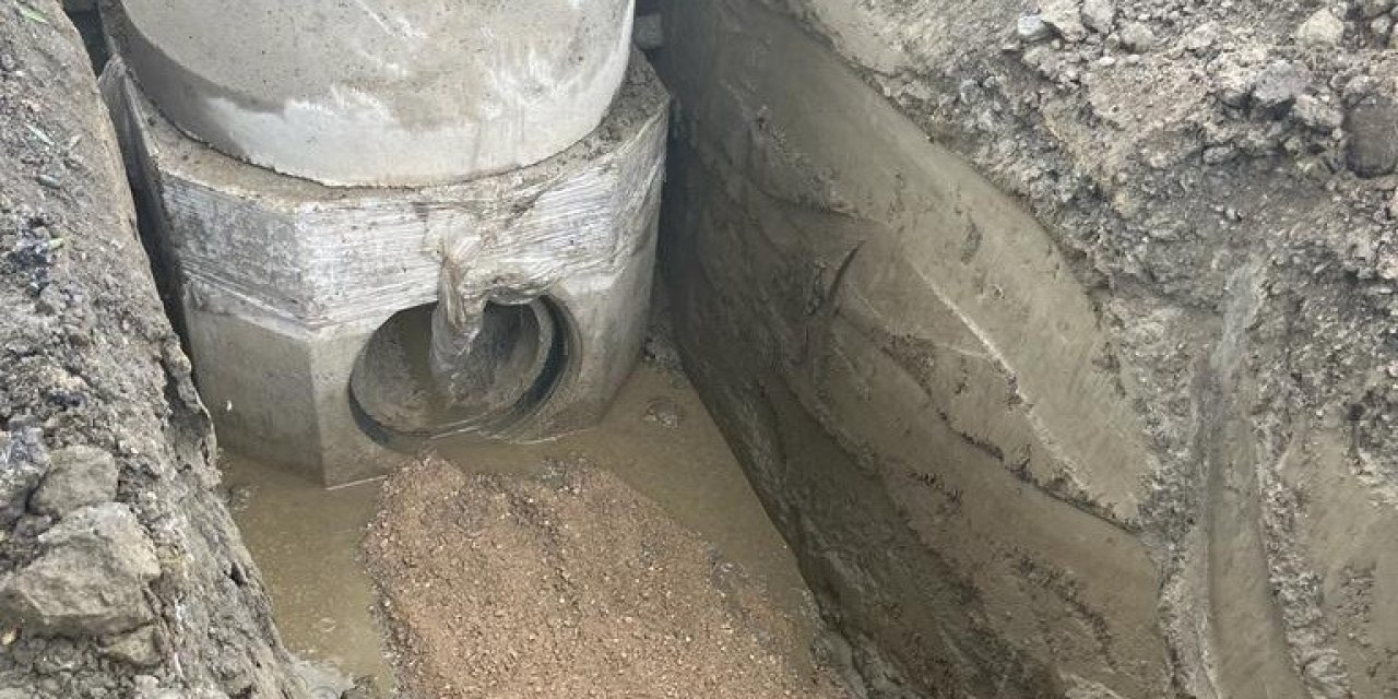 Yılmaz Mahallesinin kanalizasyon hattı yenilendi