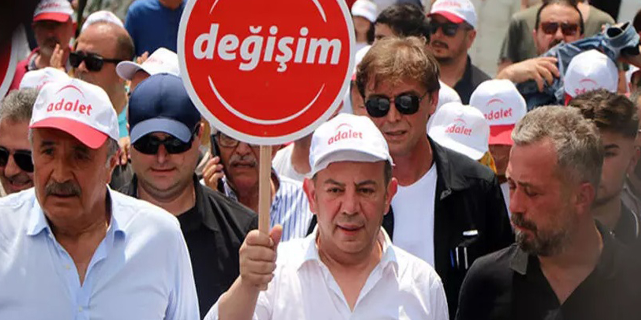 Tanju Özcan ‘değişim’ için yürüyüşe geçti