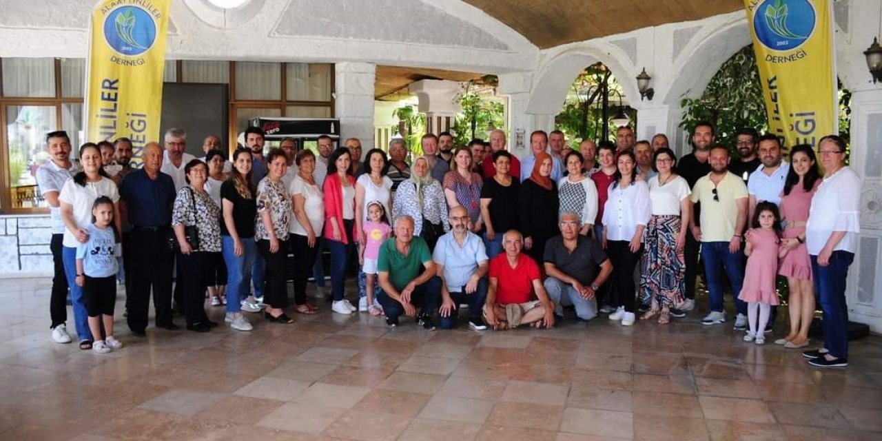 Alaattinliler Yardımlaşma Derneğinde mevcut yönetim güven tazeledi