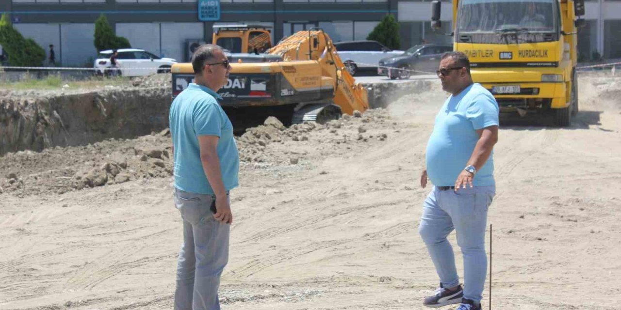 Söke’nin yeni hükümet konağının inşaat alanına ilk kazma vuruldu