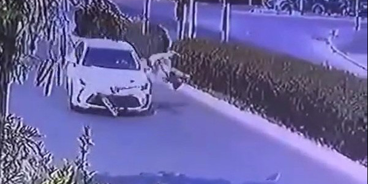 Yayaya çarptı, arkasına bile bakmadı