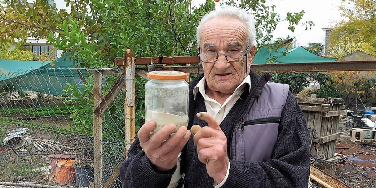 Salep Dede bu yılki hasadı bitirdi