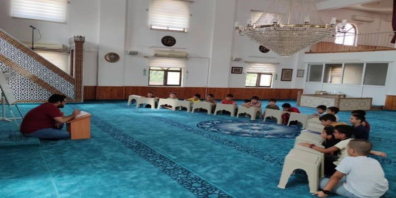 Seydikemer’de yaz kursları ile birlikte camiler şenlendi