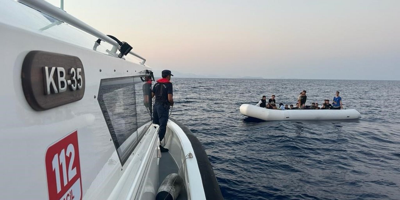 Bodrum’da Yunanlıların geri ittiği 31 göçmen kurtarıldı