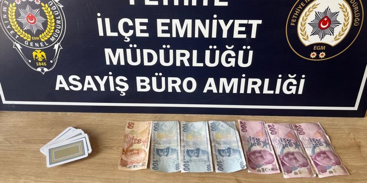 Fethiye’de kıraathanede kumar operasyonu