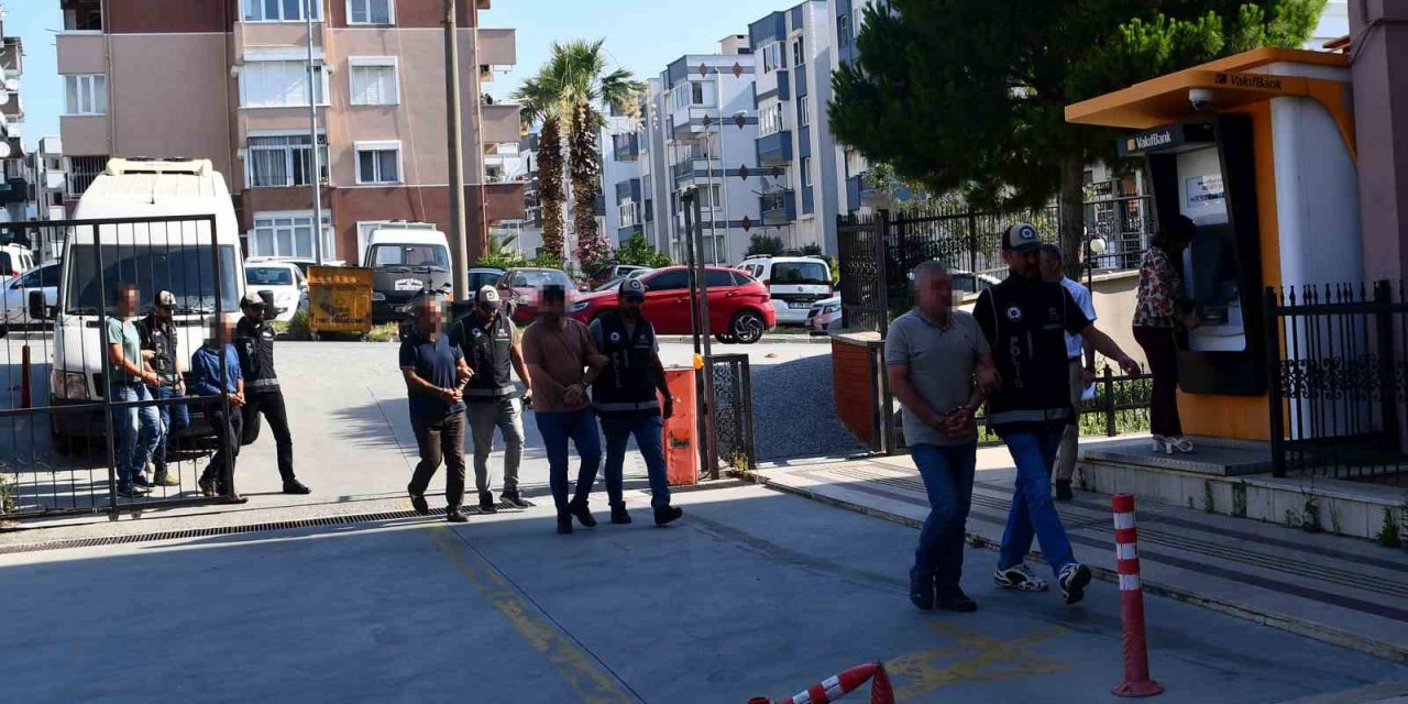 Milli Park Operasyonu’nun şüphelileri Söke Adliyesi’ne getirildi