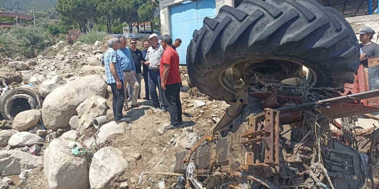 Selin vurduğu Çine Akçova’da çalışma başlatıldı