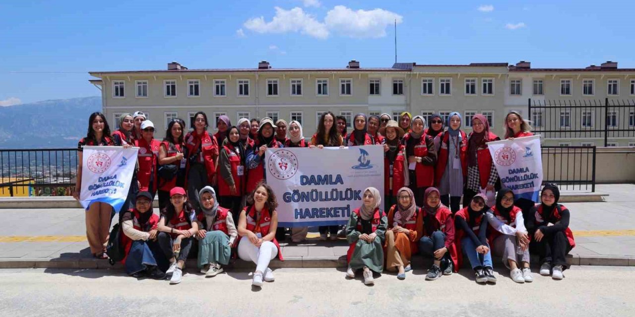 ‘Damla’ gönüllüleri Muğla’da
